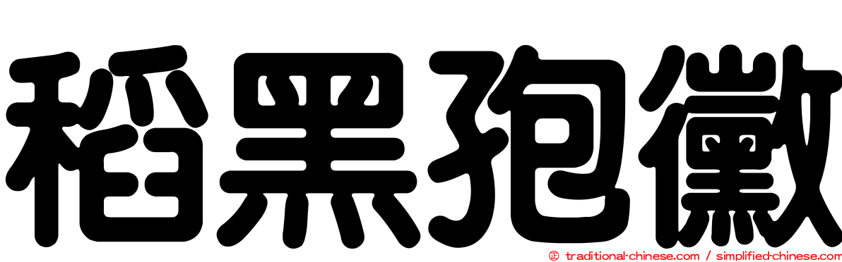 稻黑孢黴