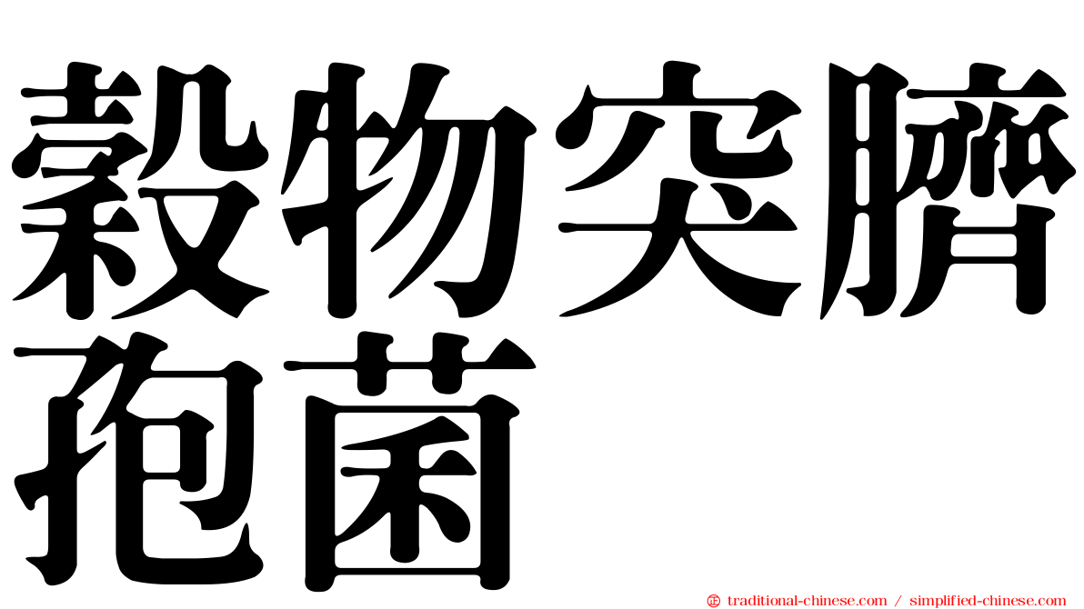 穀物突臍孢菌