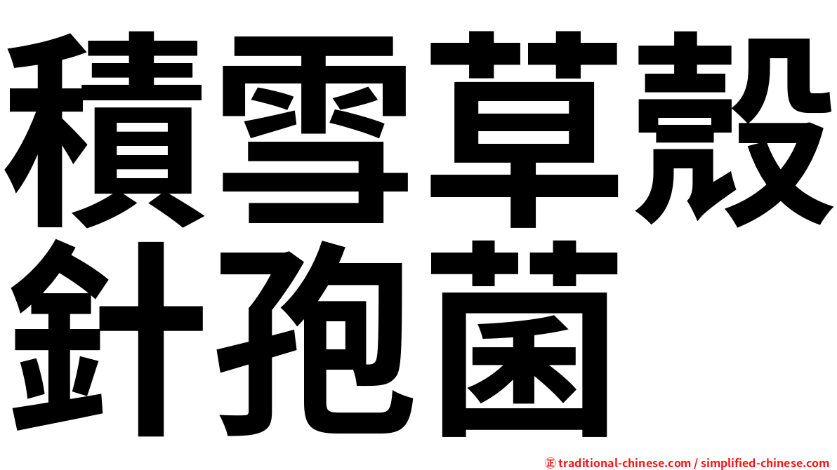 積雪草殼針孢菌