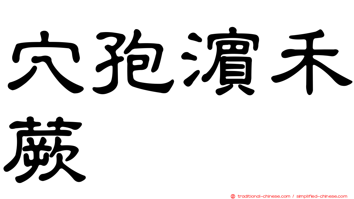 穴孢濱禾蕨