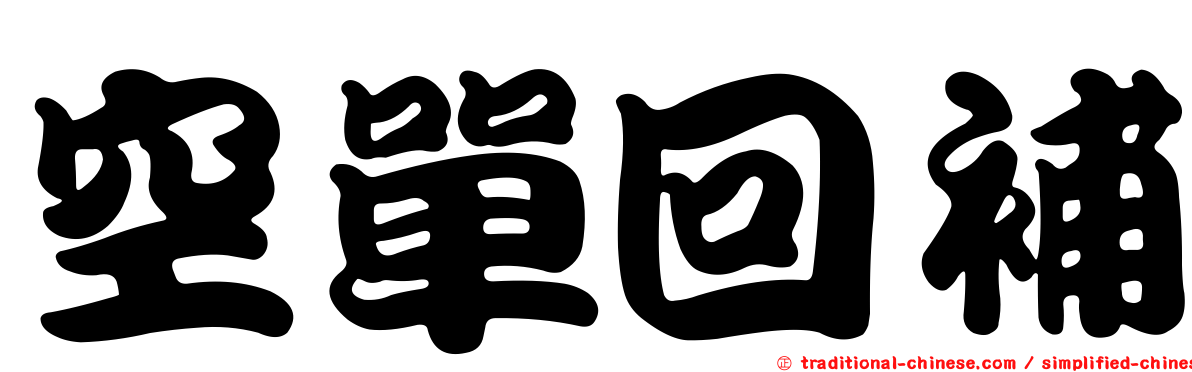 空單回補