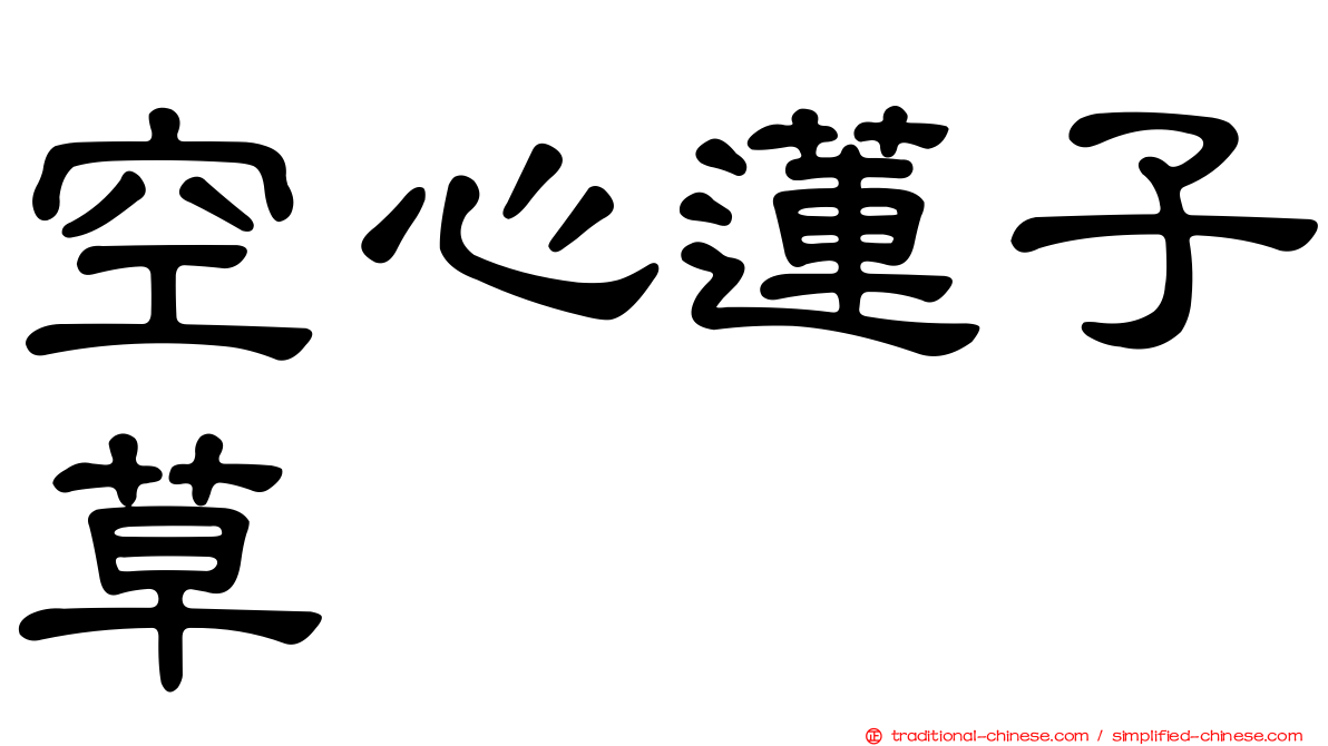 空心蓮子草