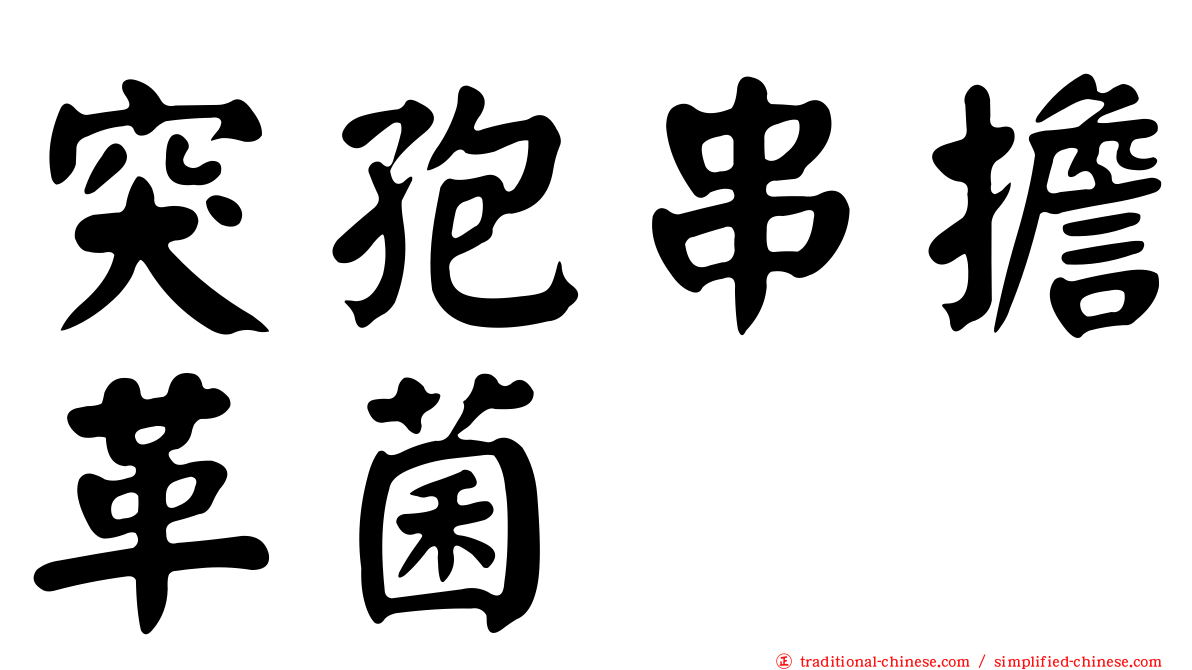 突孢串擔革菌