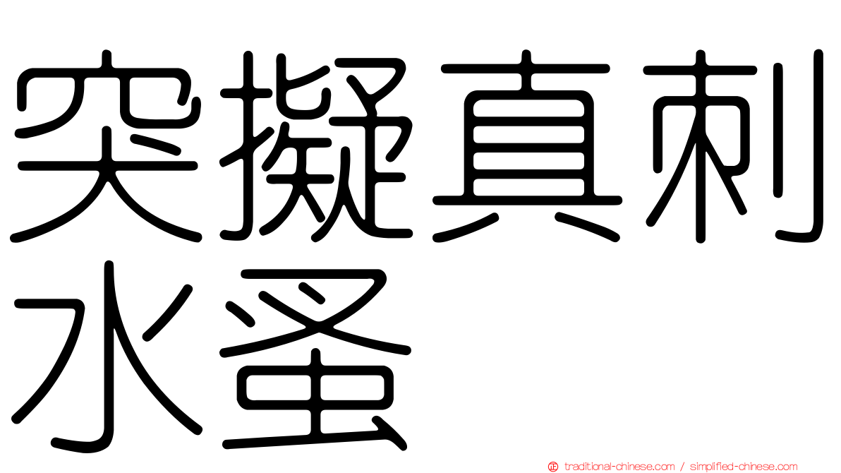 突擬真刺水蚤
