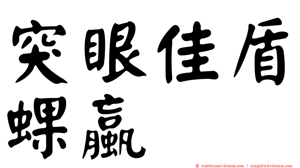 突眼佳盾蜾蠃