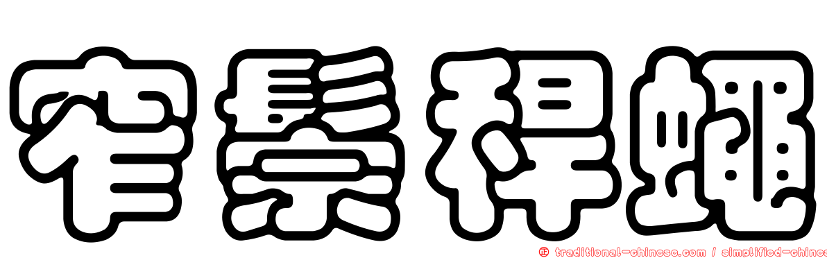窄鬃稈蠅