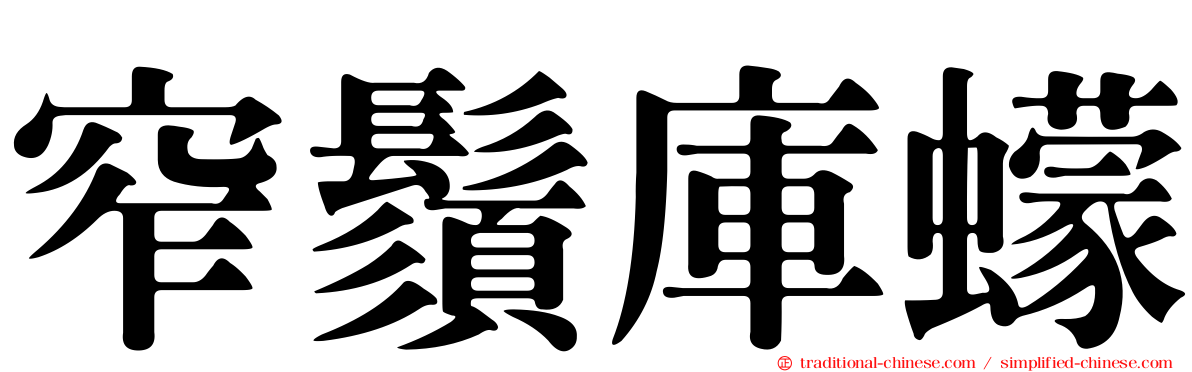 窄鬚庫蠓