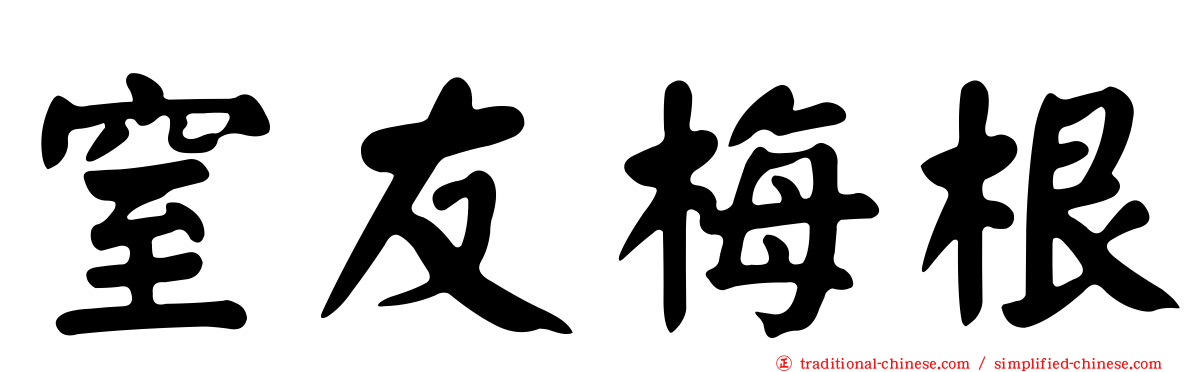 窒友梅根