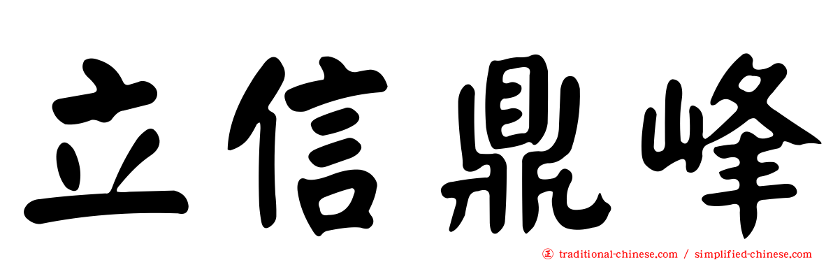立信鼎峰