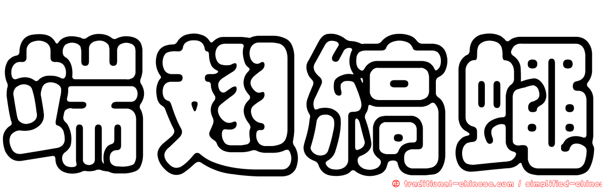 端翅縞蠅