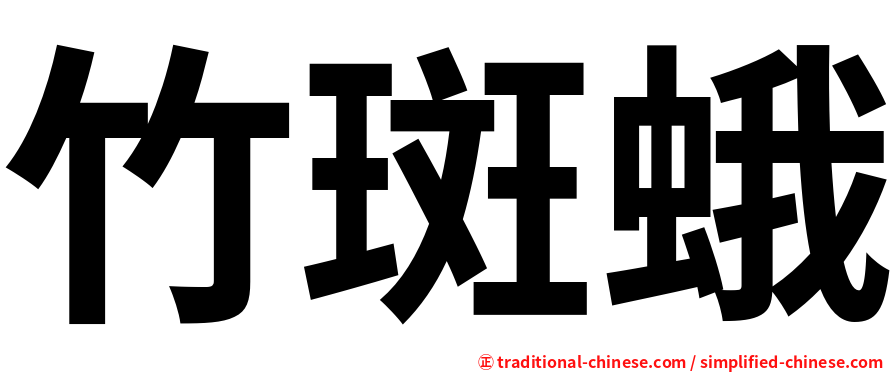 竹斑蛾