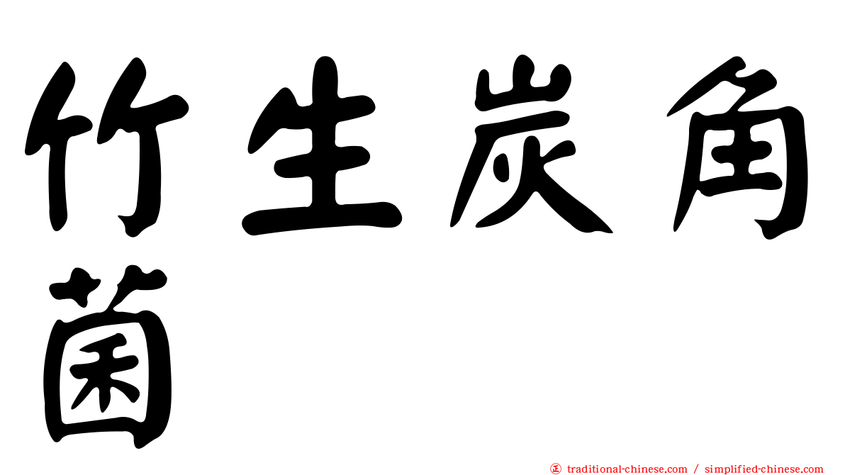 竹生炭角菌