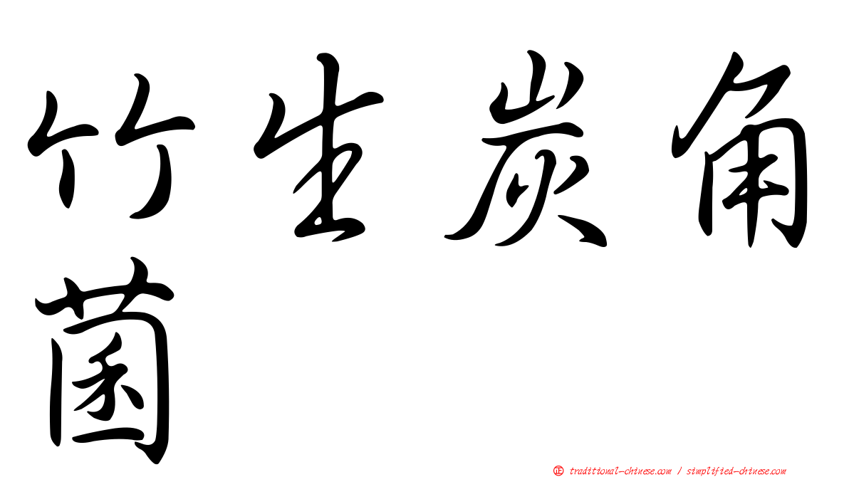 竹生炭角菌