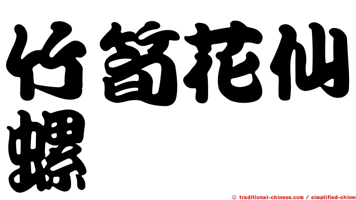 竹筍花仙螺