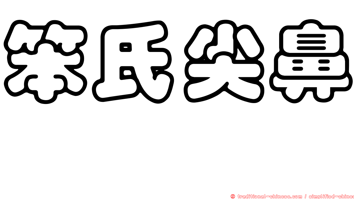笨氏尖鼻魨