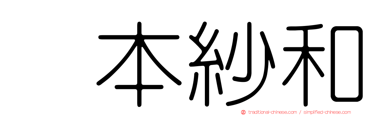 笹本紗和