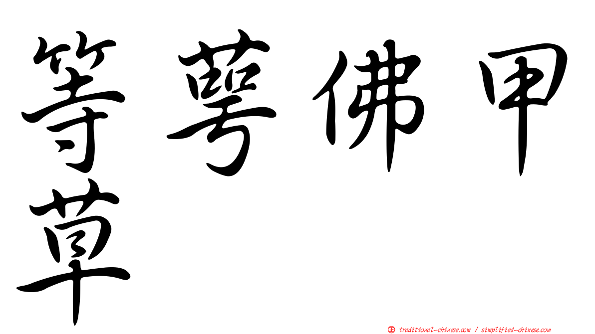 等萼佛甲草