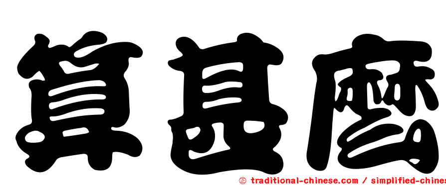 算甚麼
