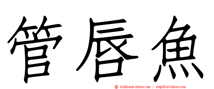 管唇魚