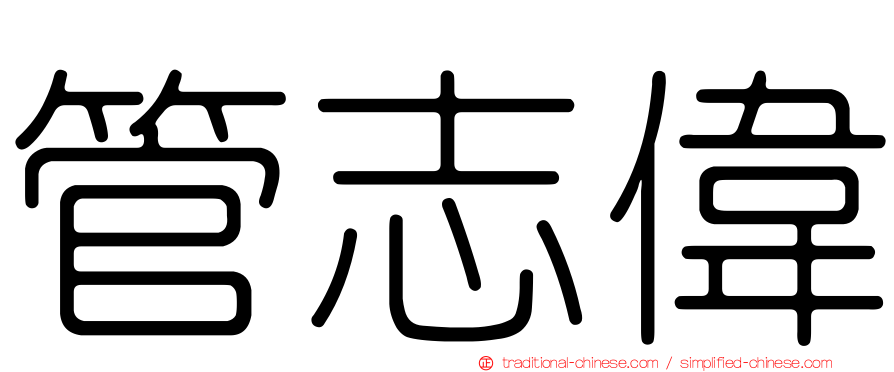 管志偉