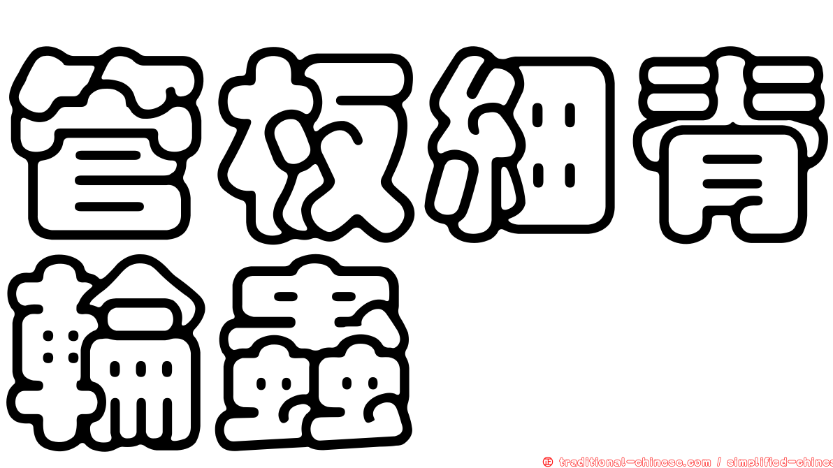 管板細脊輪蟲