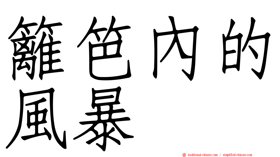 籬笆內的風暴