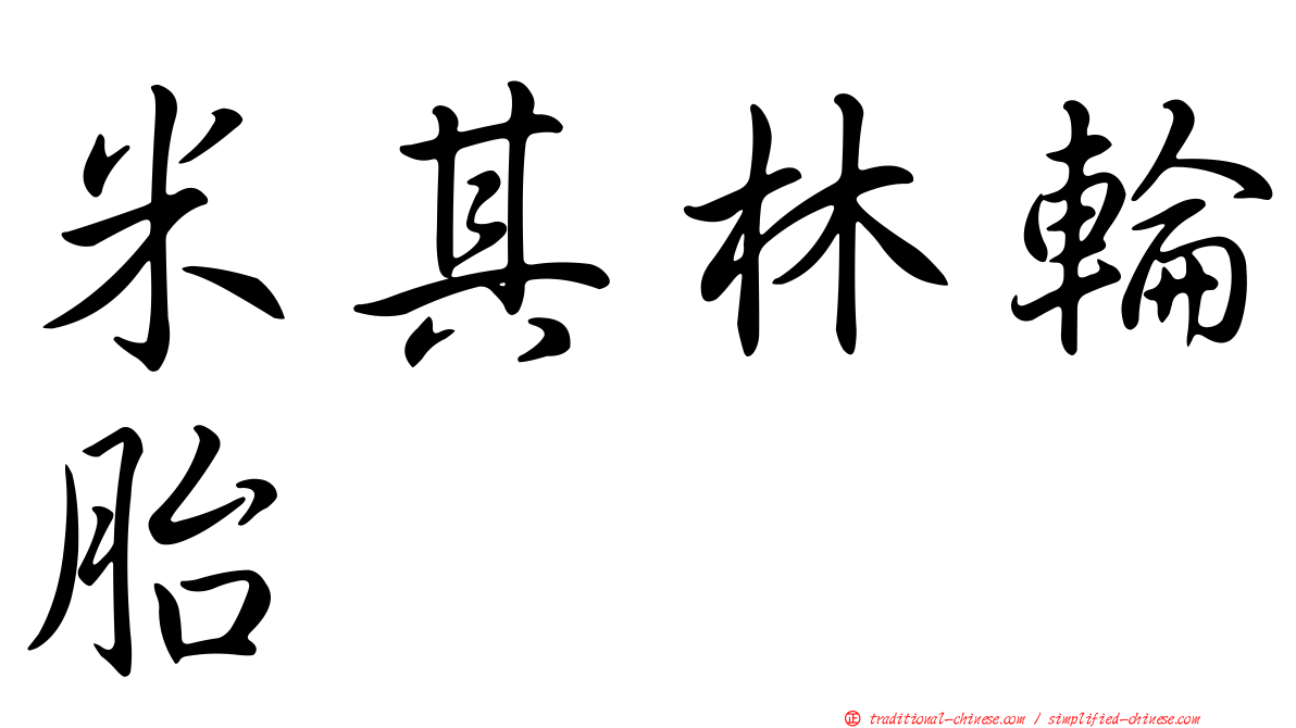 米其林輪胎
