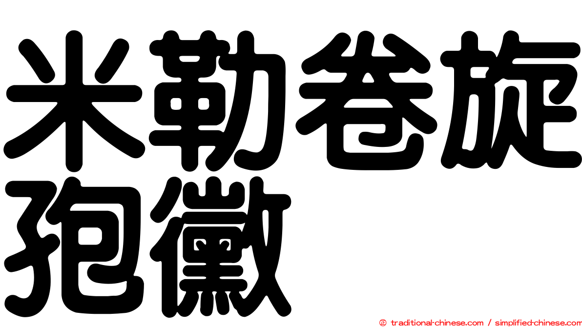 米勒卷旋孢黴