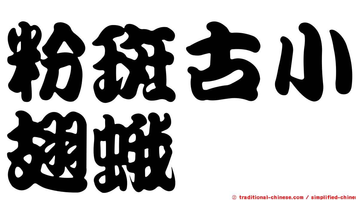 粉斑古小翅蛾