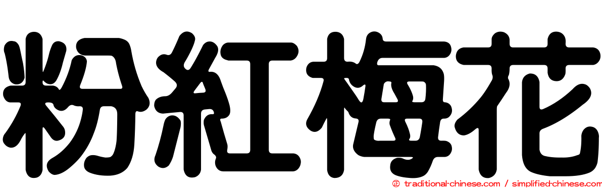 粉紅梅花