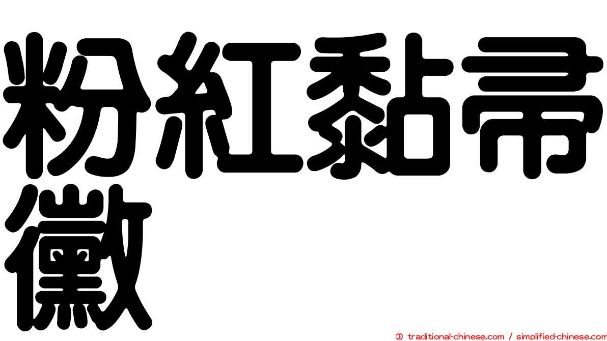 粉紅黏帚黴