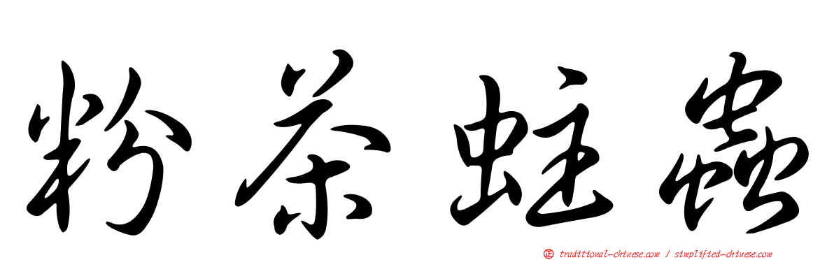 粉茶蛀蟲