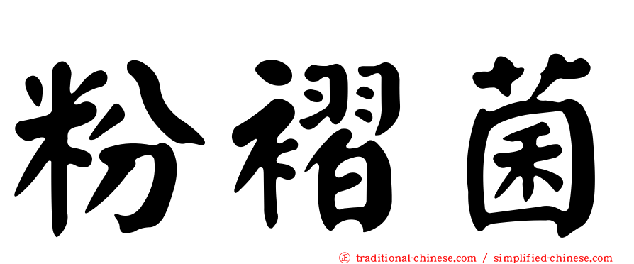 粉褶菌