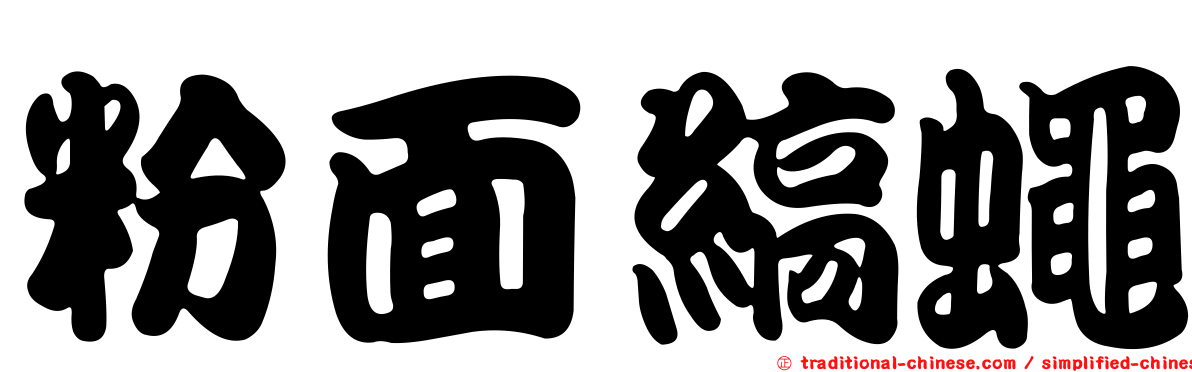 粉面縞蠅