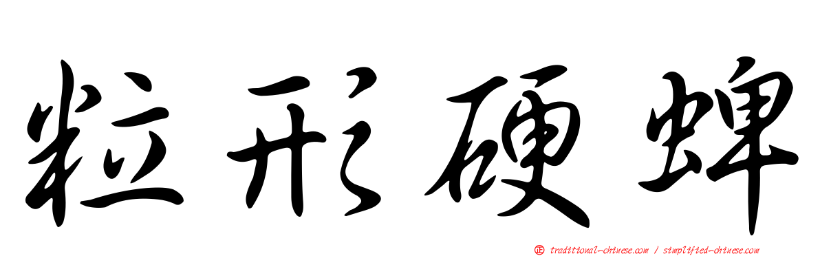 粒形硬蜱