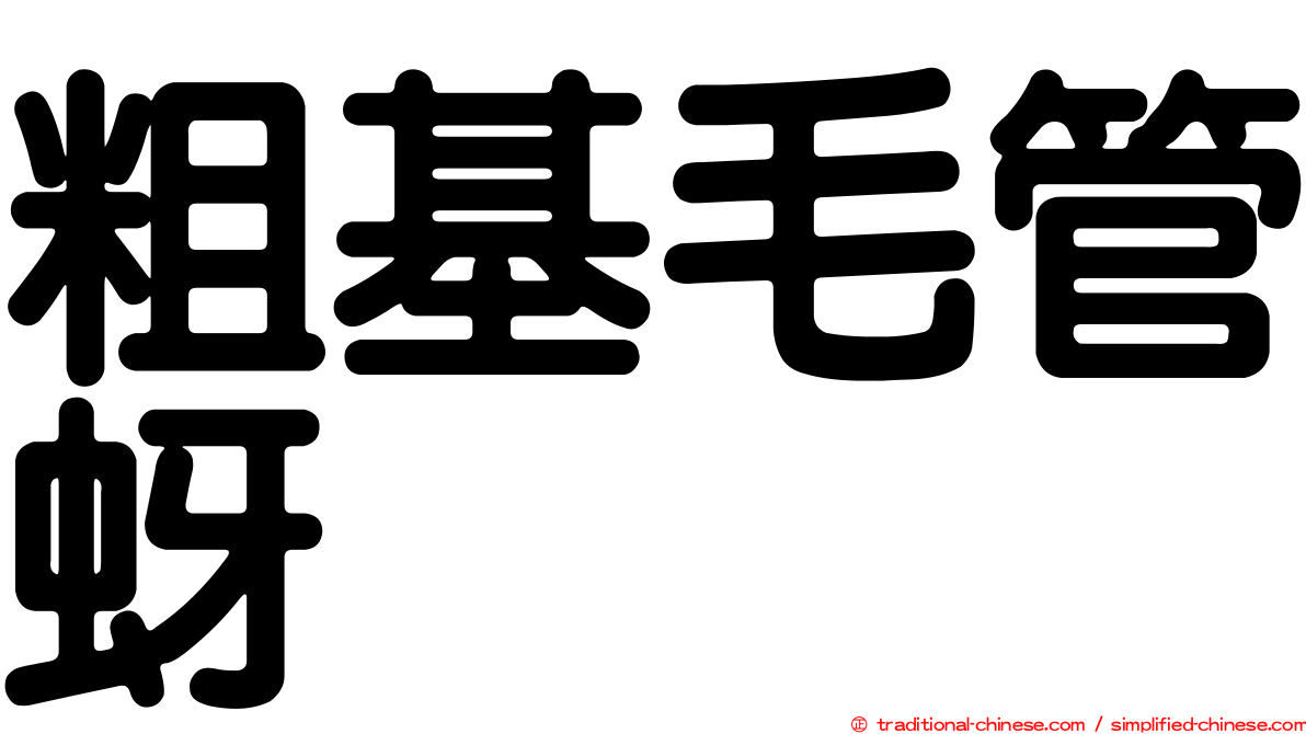 粗基毛管蚜