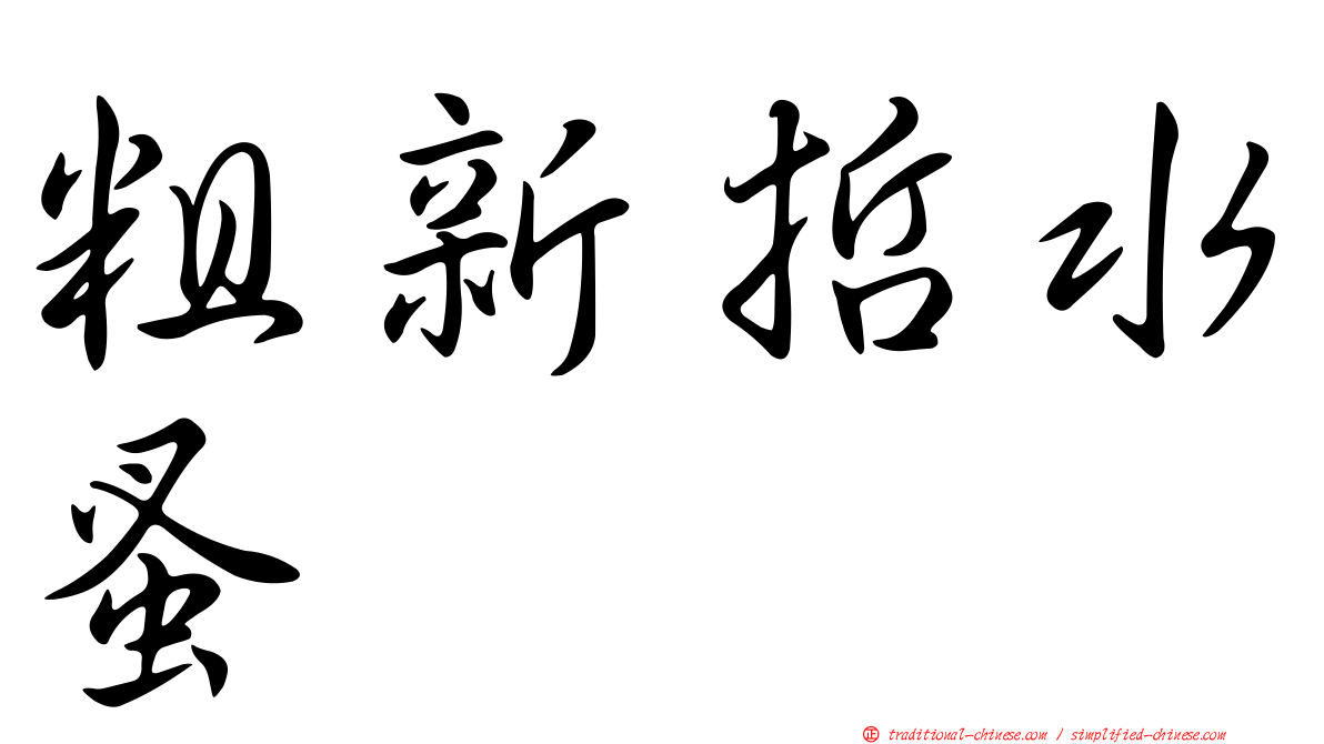 粗新哲水蚤