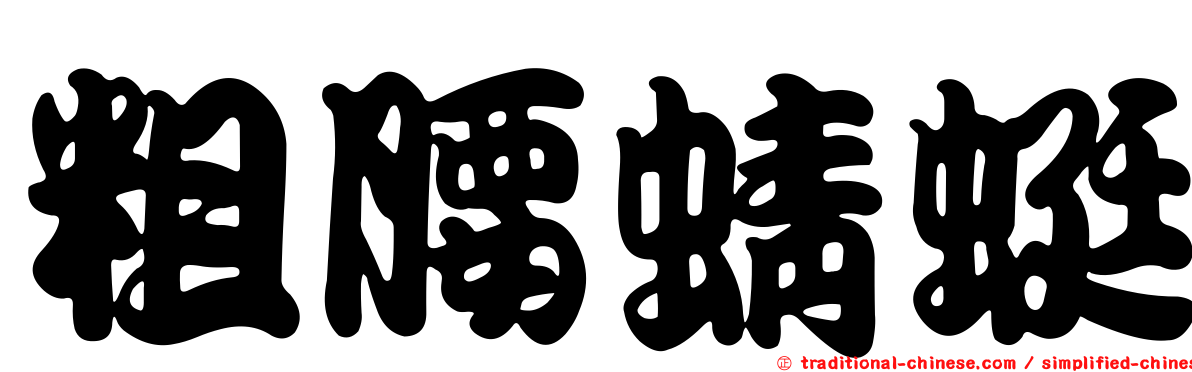 粗腰蜻蜓