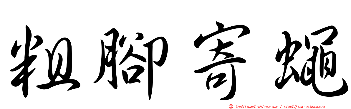 粗腳寄蠅