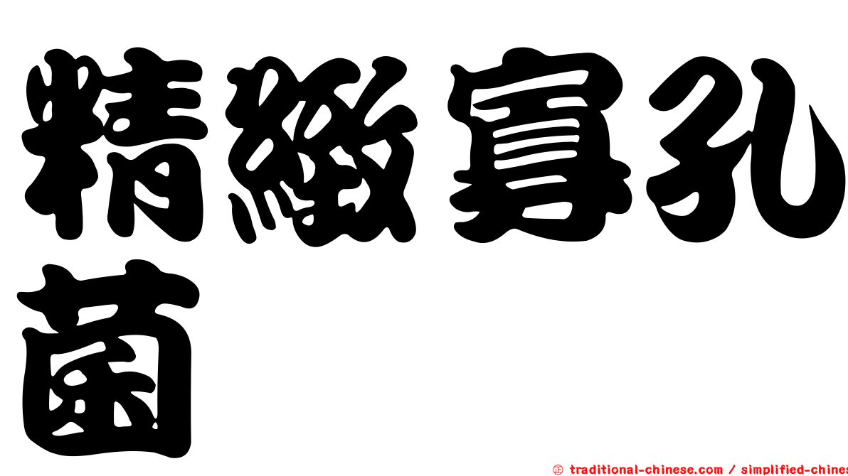 精緻寡孔菌
