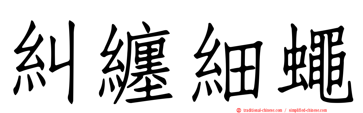 糾纏細蠅