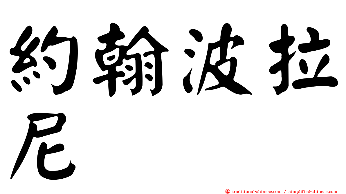 約翰波拉尼