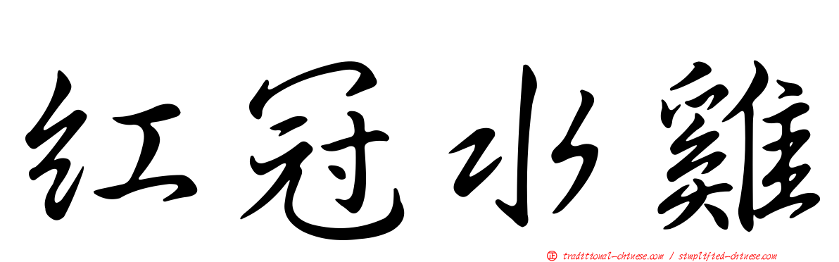 紅冠水雞
