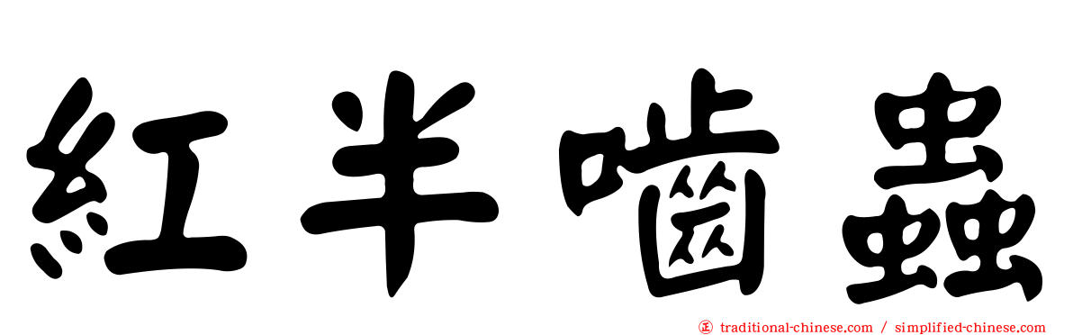 紅半嚙蟲