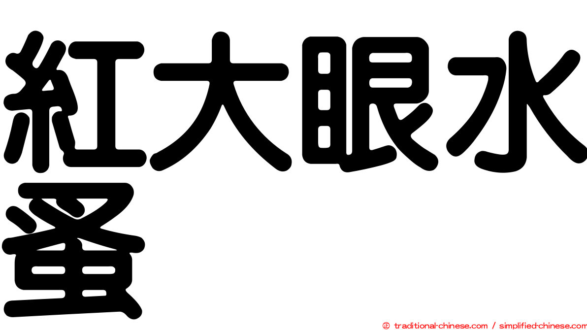 紅大眼水蚤