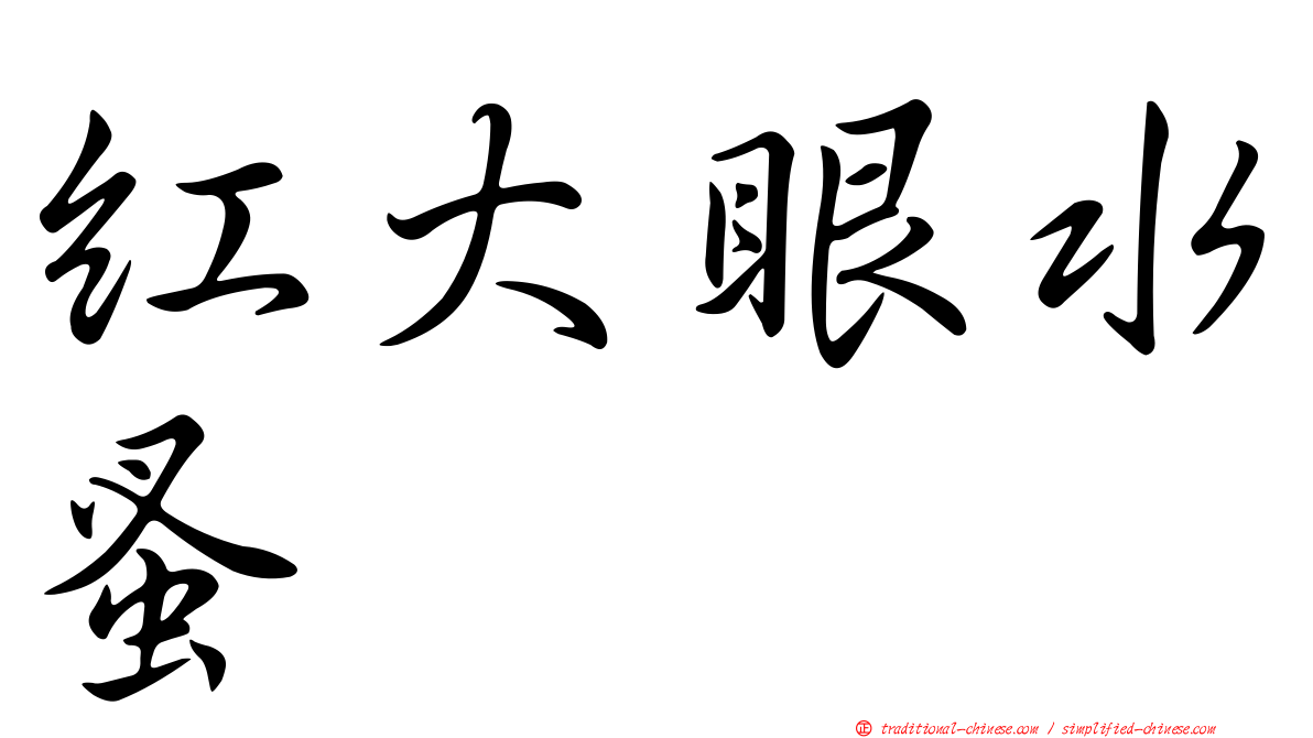 紅大眼水蚤