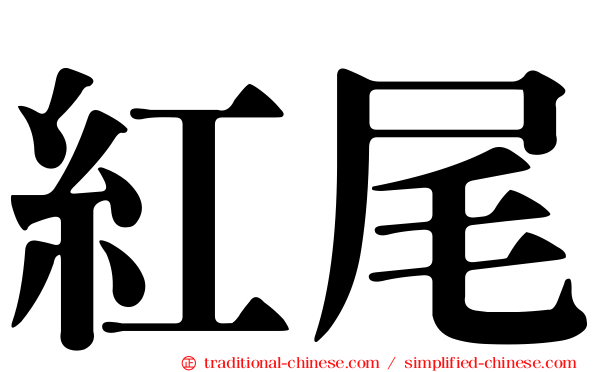 紅尾