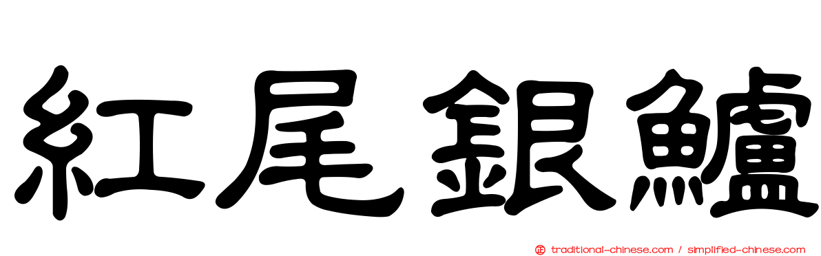 紅尾銀鱸