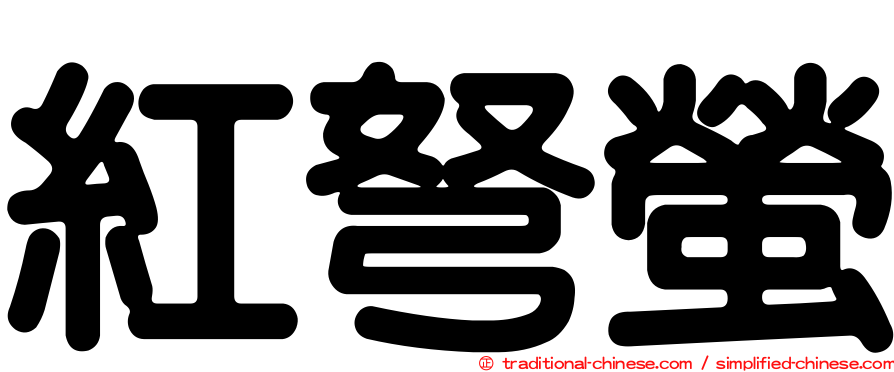 紅弩螢