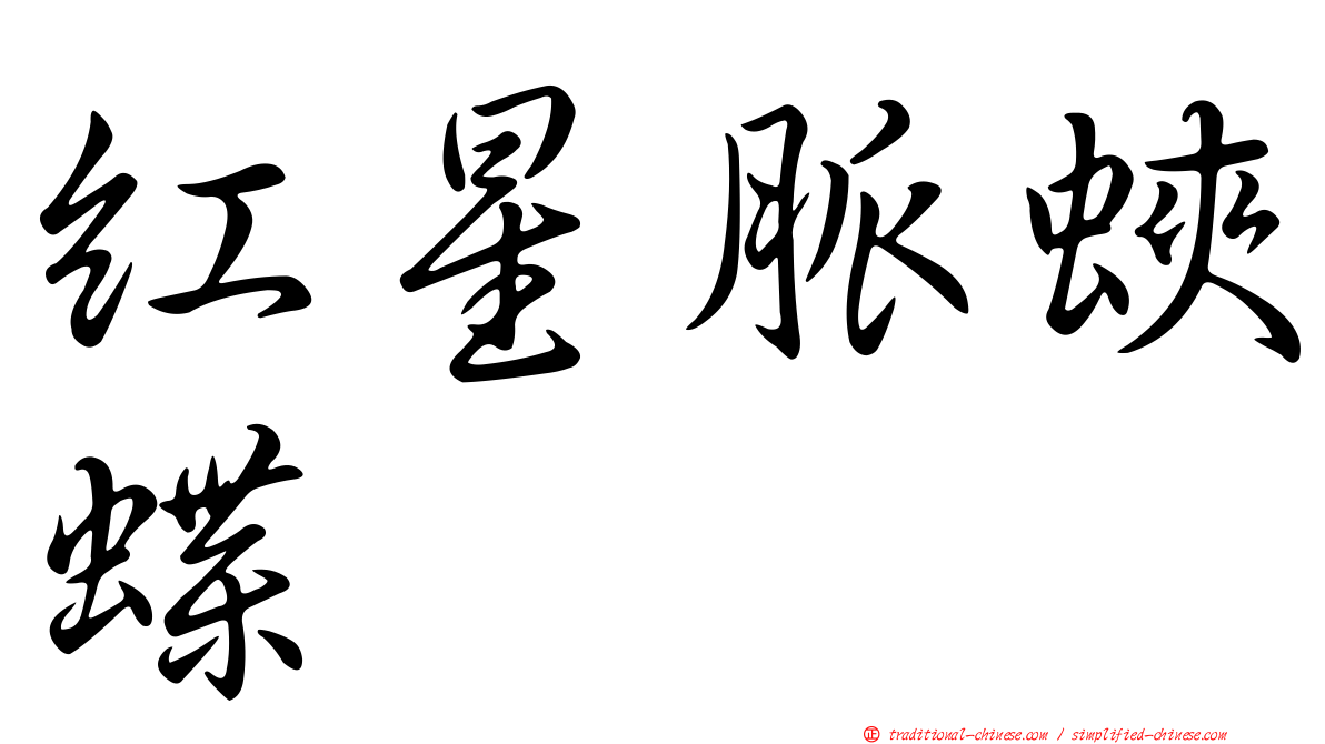 紅星脈蛺蝶